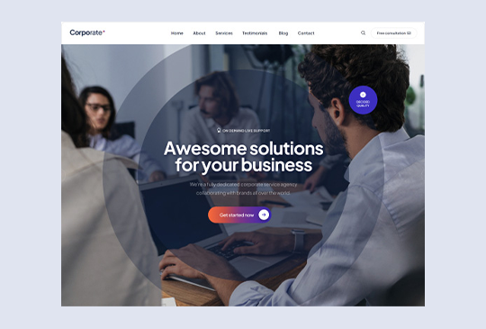 Professional Corporate Web Designing in Chennai